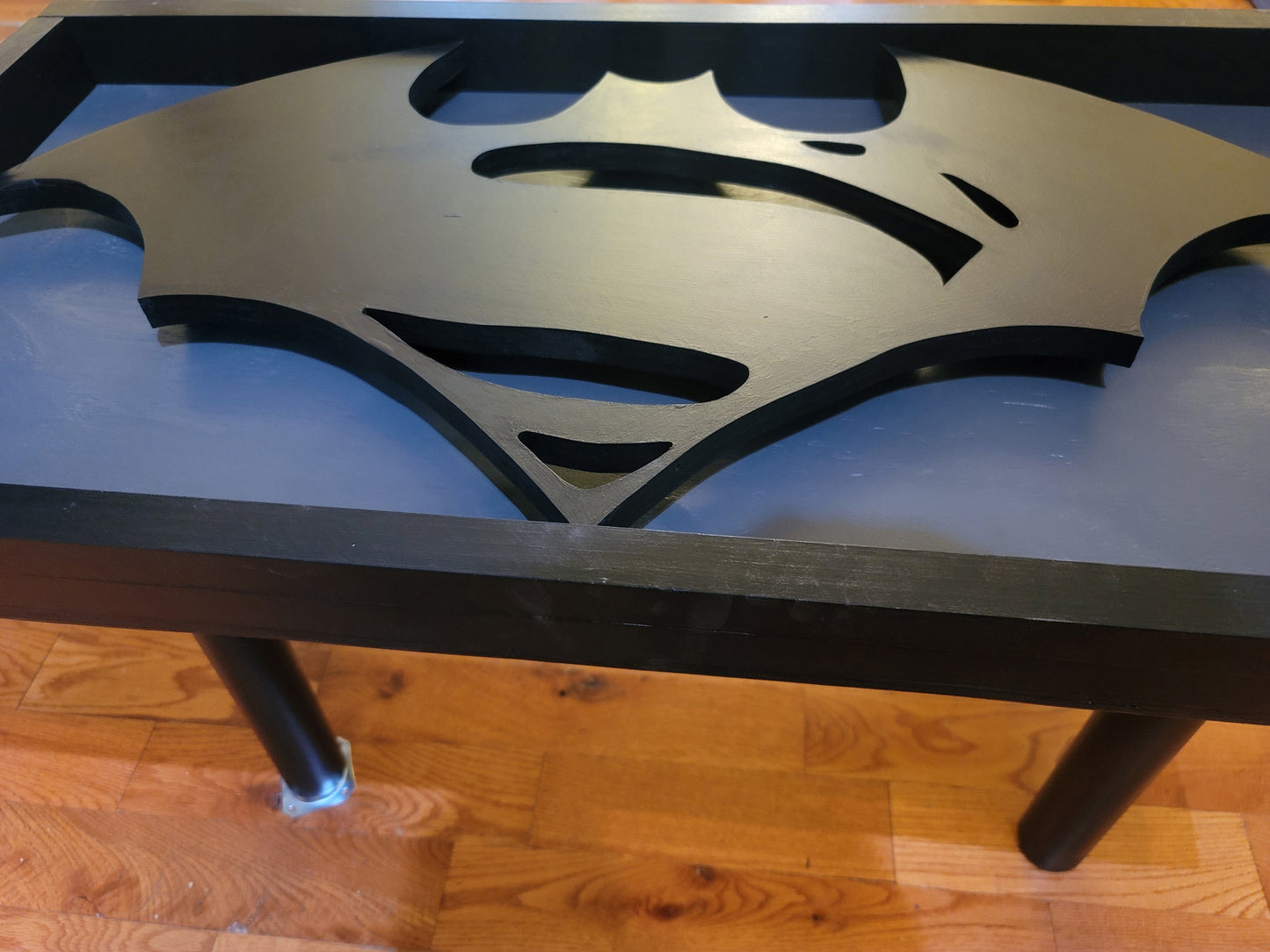 Batman vs Superman Logo Coffee Table