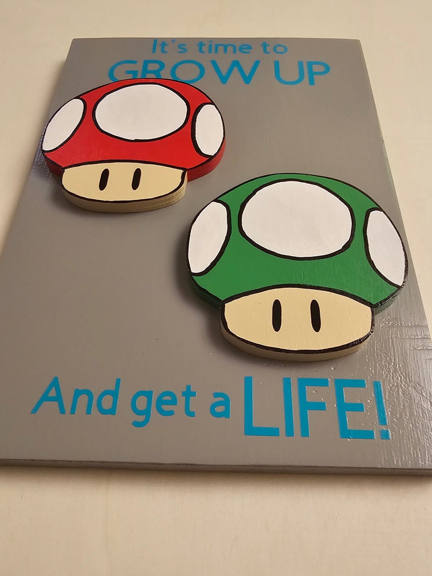 Grow Up and Get a Life Sign