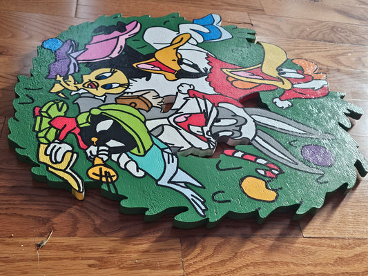 Looney Tunes Christmas Wreath