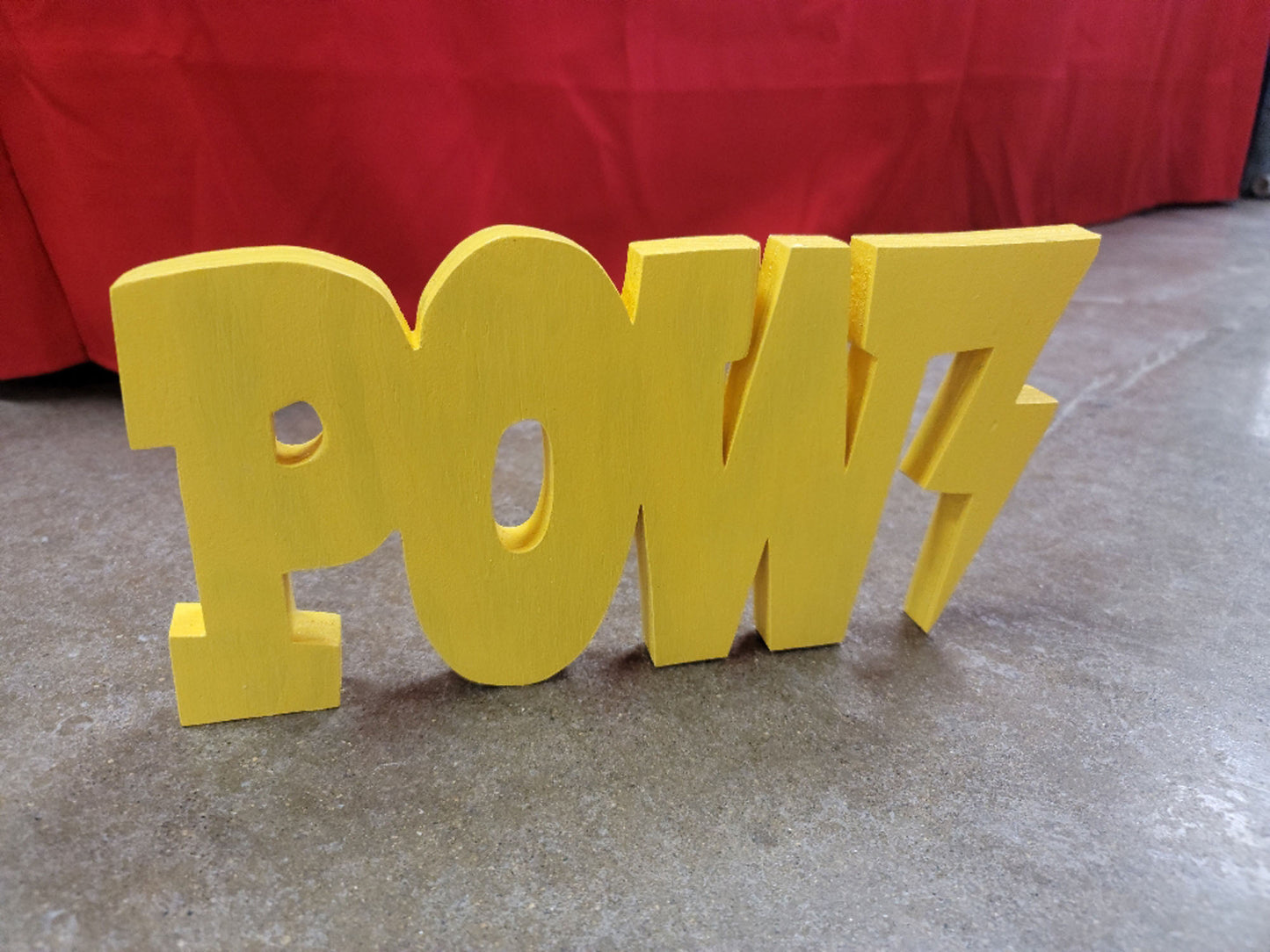 Comic Book POW! Sign