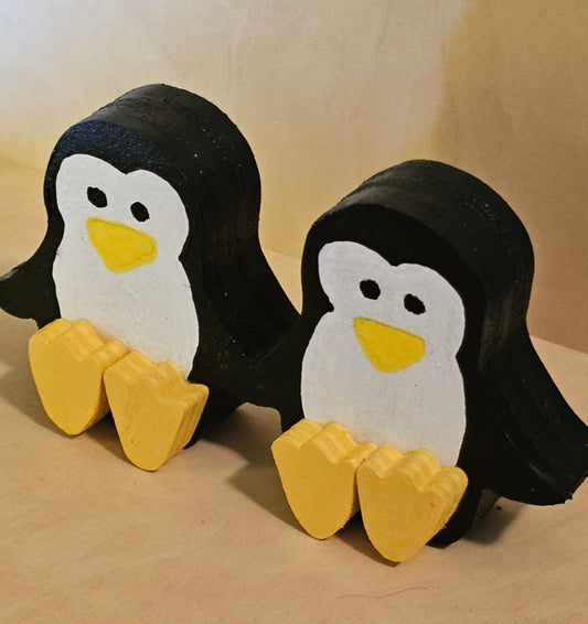 Penguin Tier Tray Decor