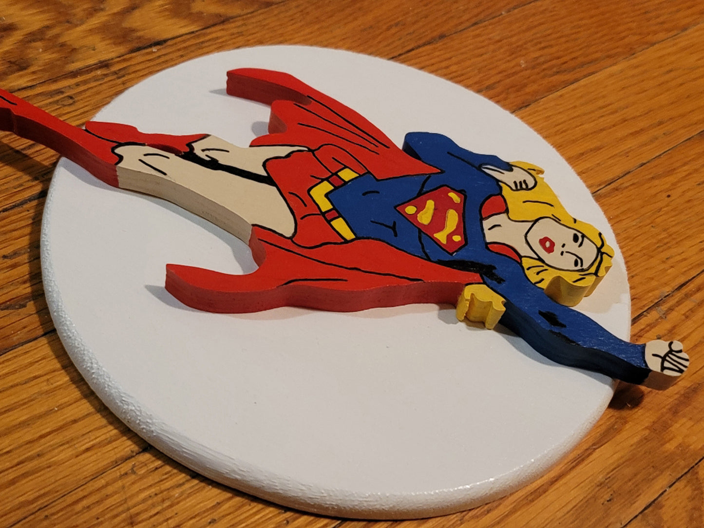Flying Supergirl