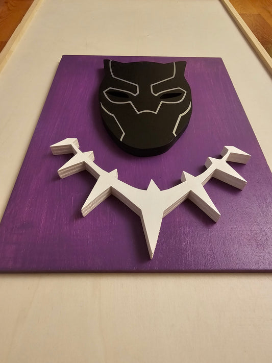 Black Panther Cowl and Necklace