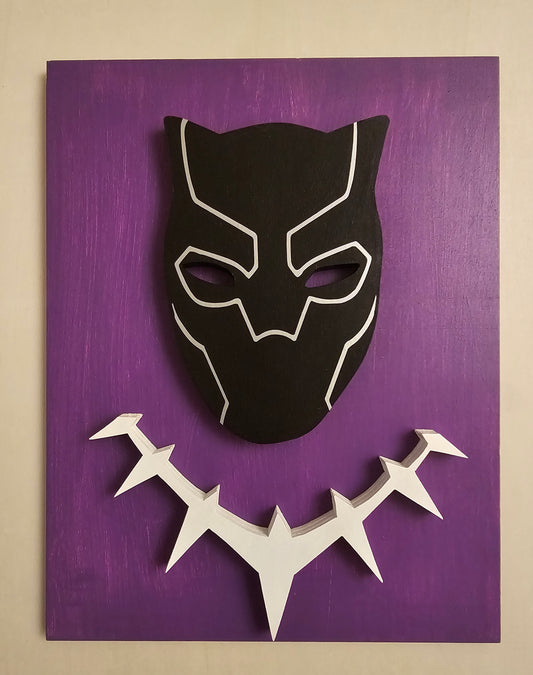 Black Panther Cowl and Necklace