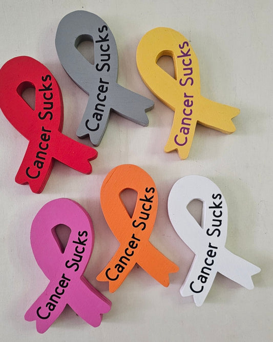 Cancer Ribbon Fridge Magnets