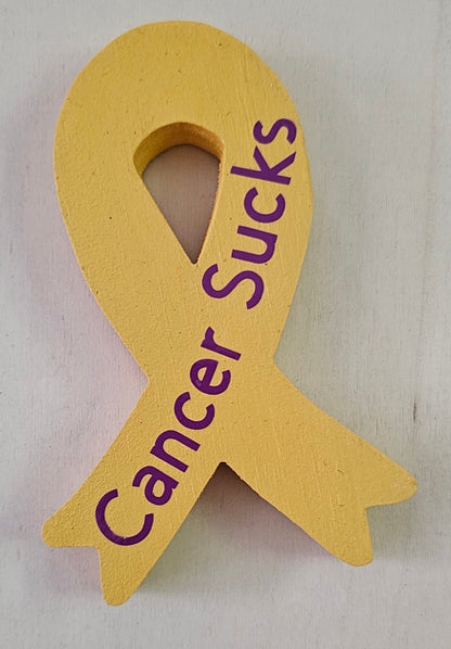 Cancer Ribbon Fridge Magnets