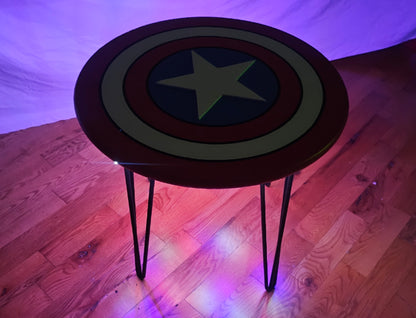 Captain America Shield Coffee Table