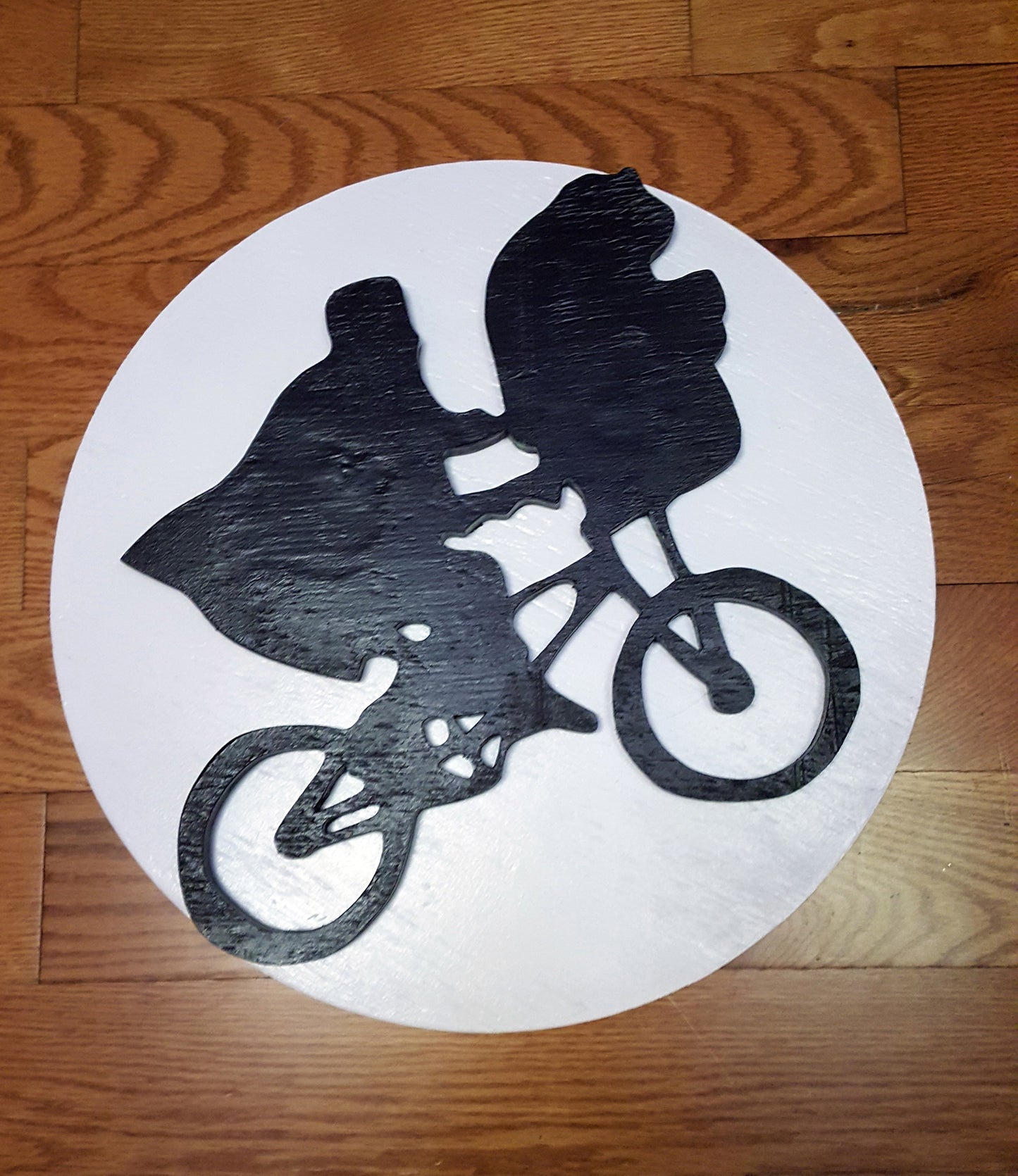 E.T. and Elliot by the Moon