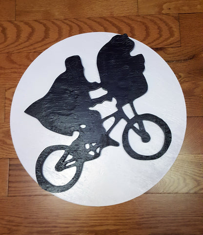 E.T. and Elliot by the Moon