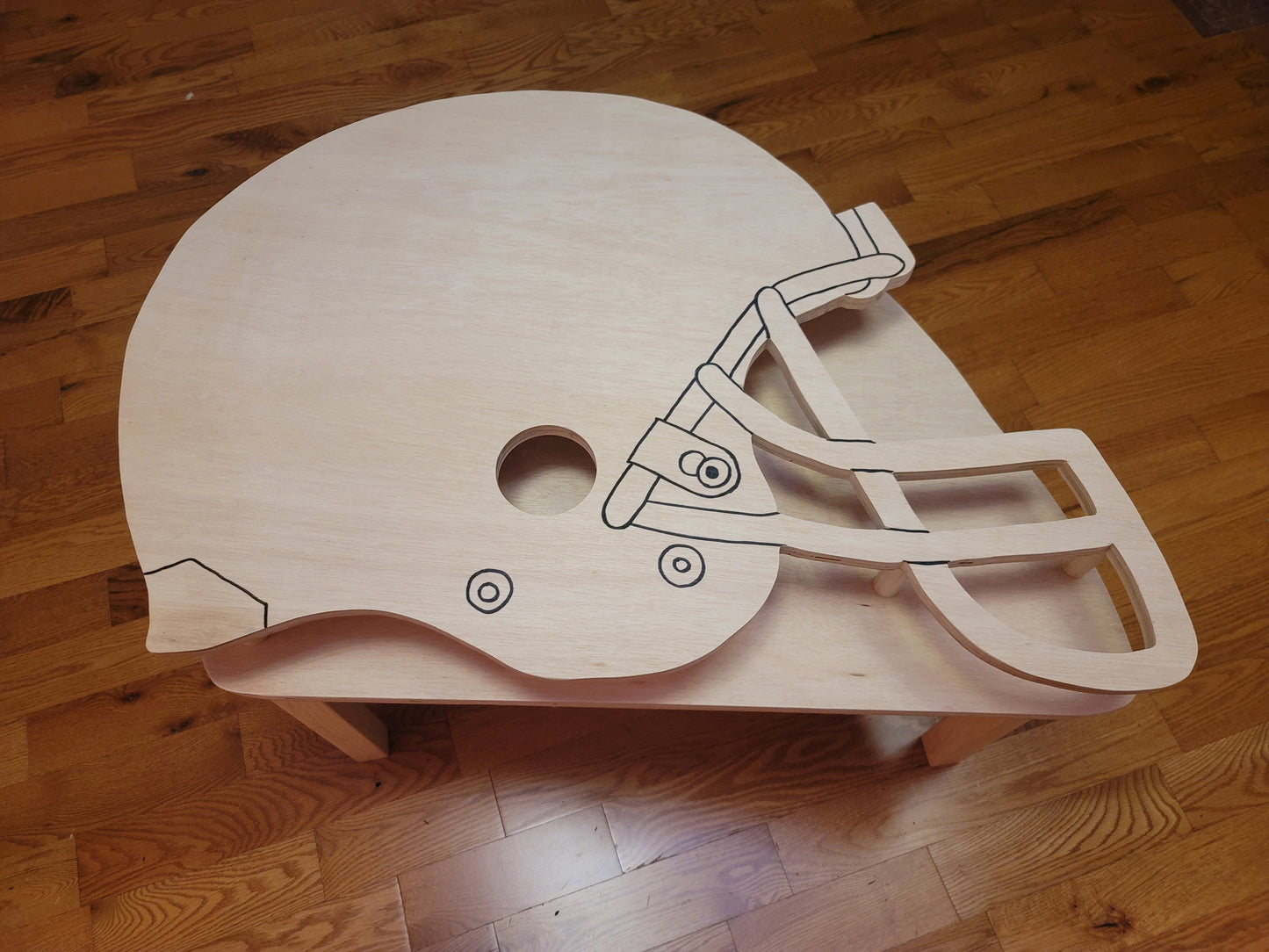 Football Helmet Coffee Tables