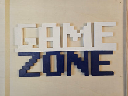 Game Zone 8-Bit sign
