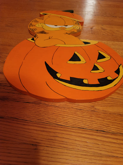Garfield in a Pumpkin