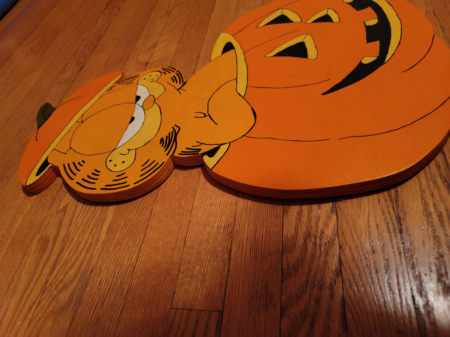 Garfield in a Pumpkin