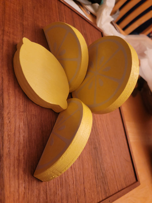Lemon Tier Tray Decor