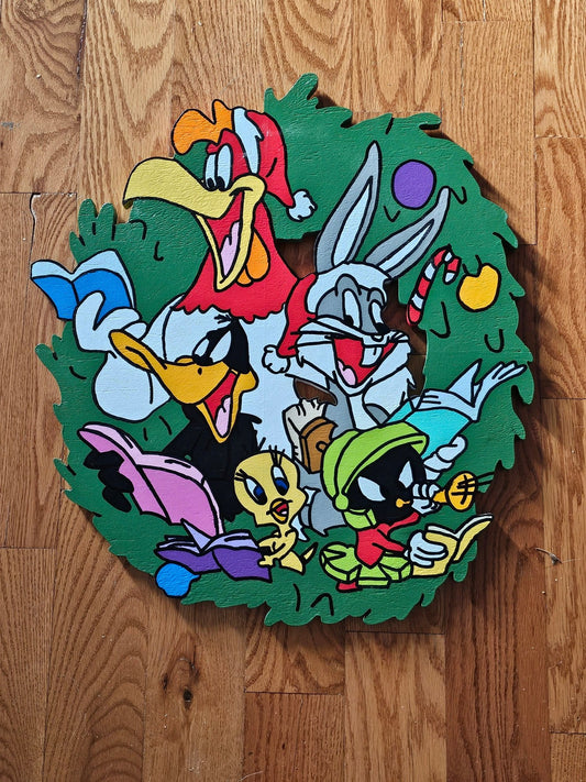 Looney Tunes Christmas Wreath
