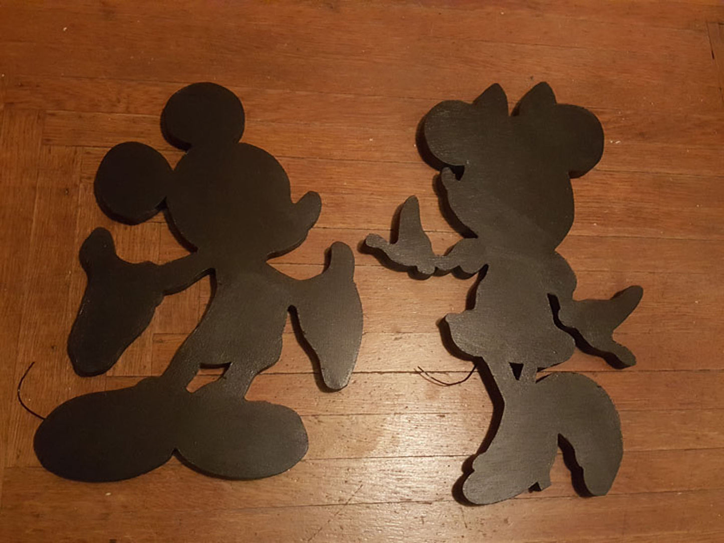 Mickey & Minnie Mouse Silhouettes