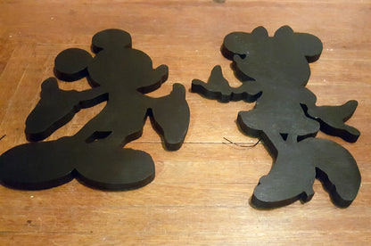 Mickey & Minnie Mouse Silhouettes