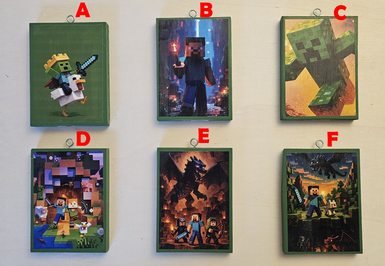 Minecraft Photo Boards