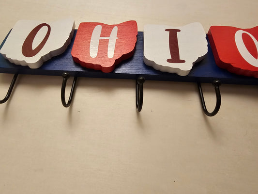 Ohio Outline Coat Hook & Decor