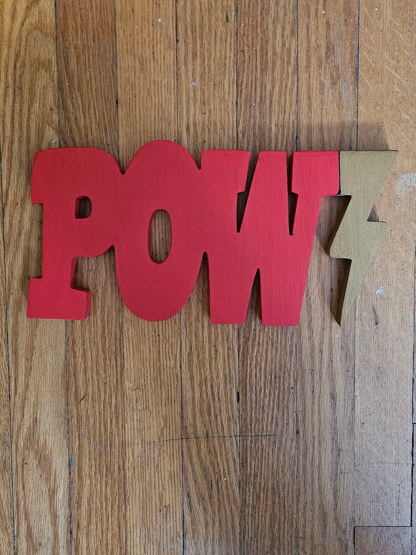 Comic Book POW! Sign