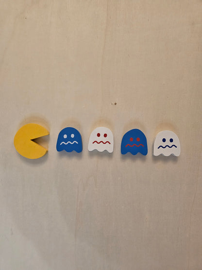 Pac-Man and Ghosts Fridge Mangets