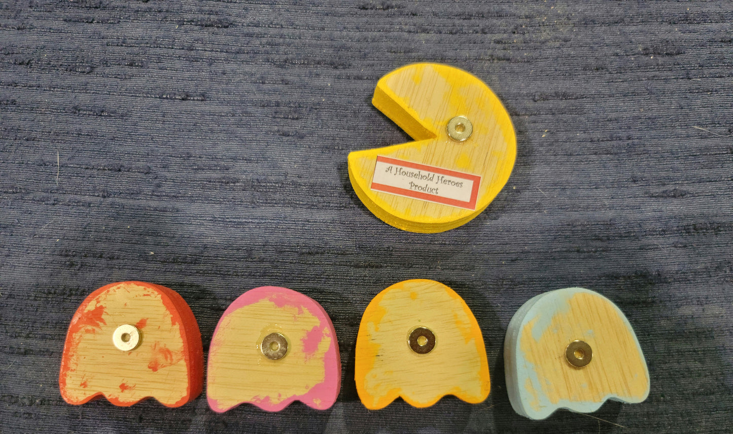 Pac-Man and Ghosts Fridge Mangets