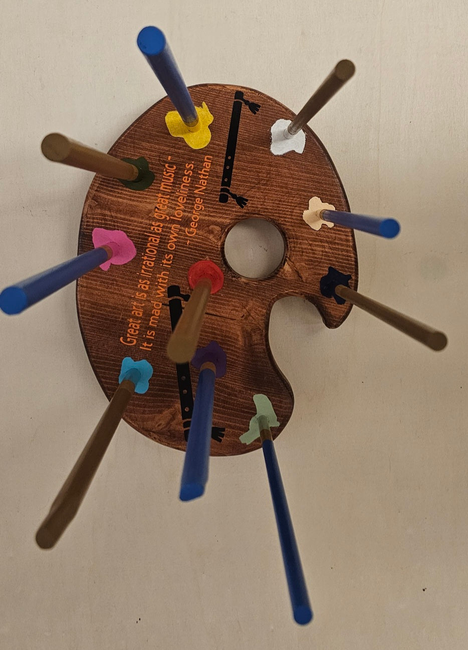 Flute Stand Art Palette