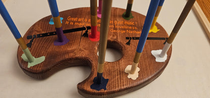 Flute Stand Art Palette