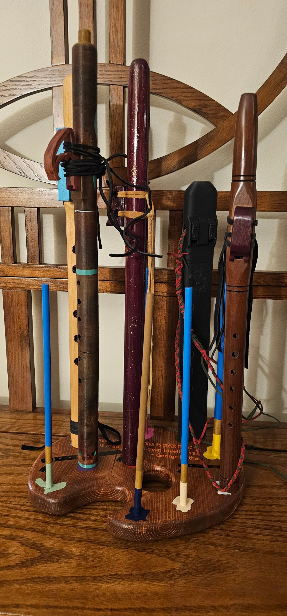 Flute Stand Art Palette