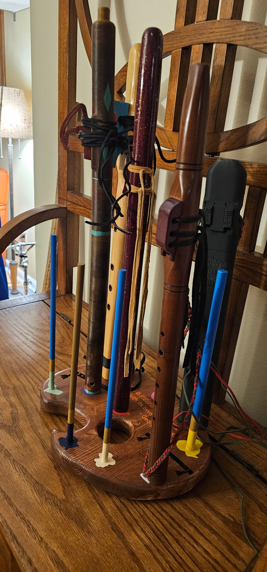 Flute Stand Art Palette