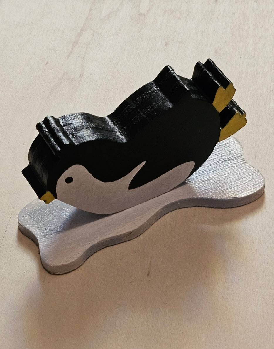 Penguin Tier Tray Decor