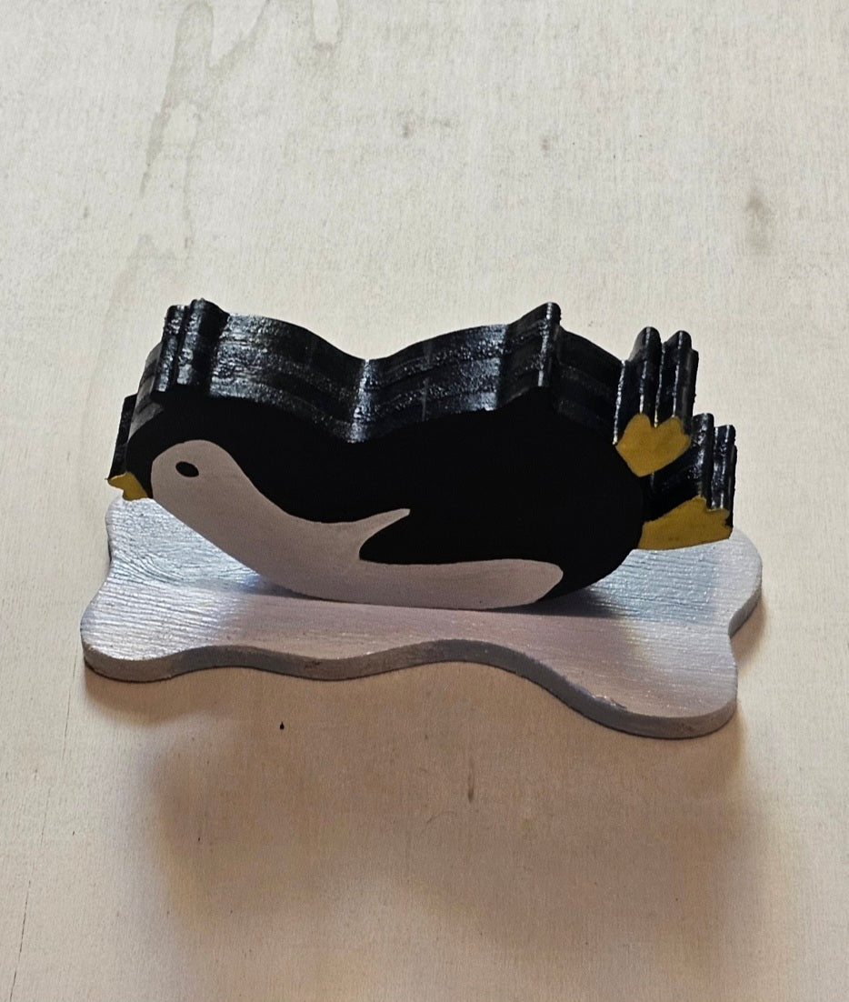 Penguin Tier Tray Decor