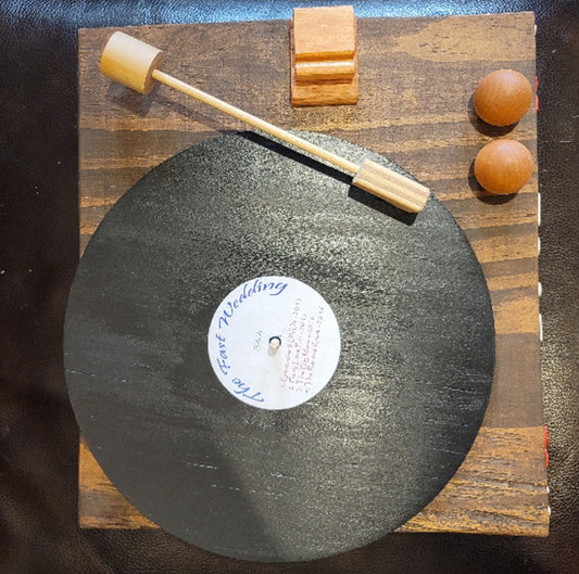 Wooden Record Player Decor