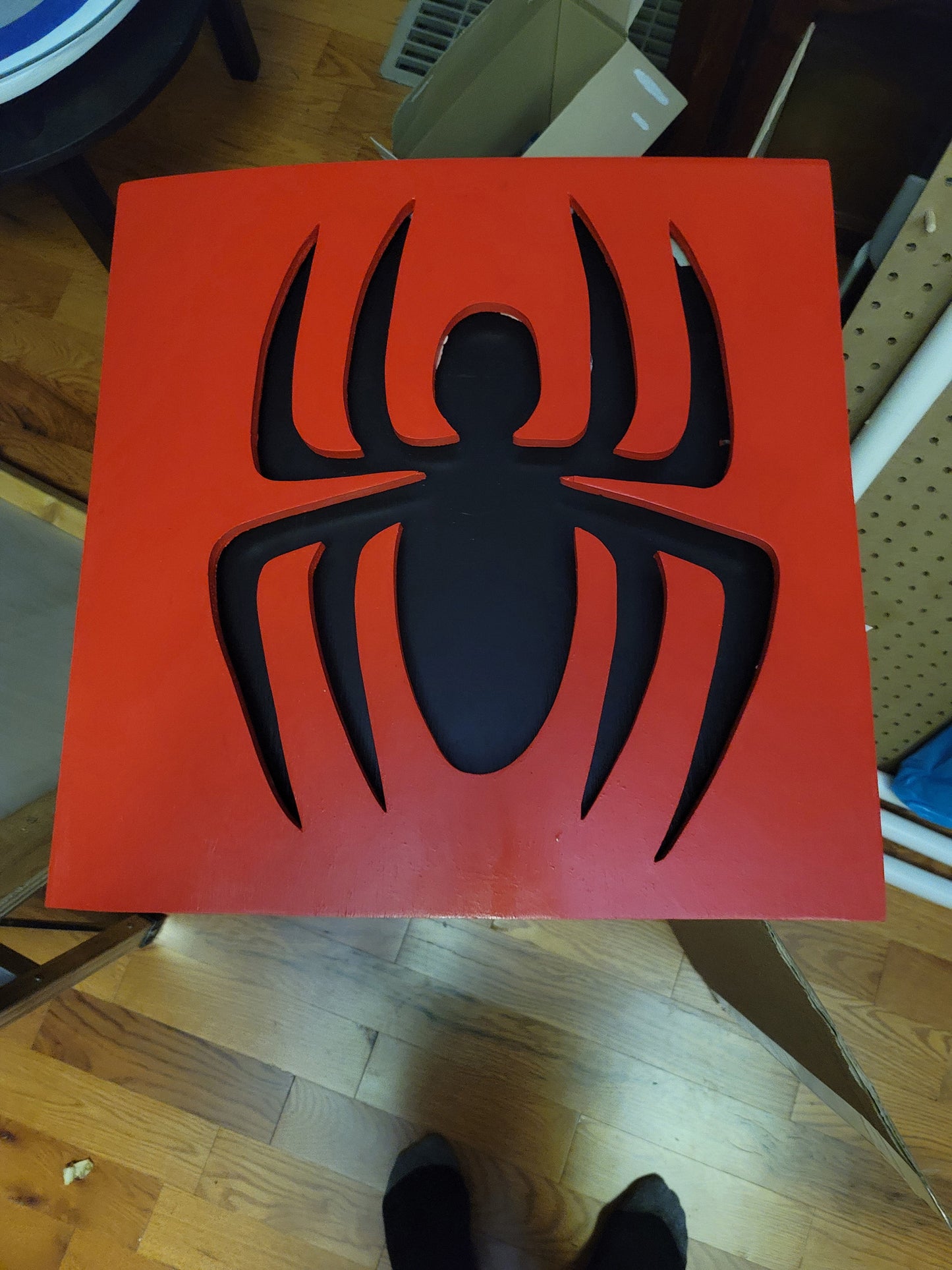 Spider-Man Logo with LED Lights