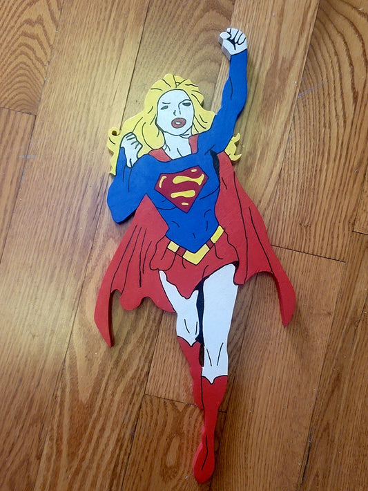 Flying Supergirl