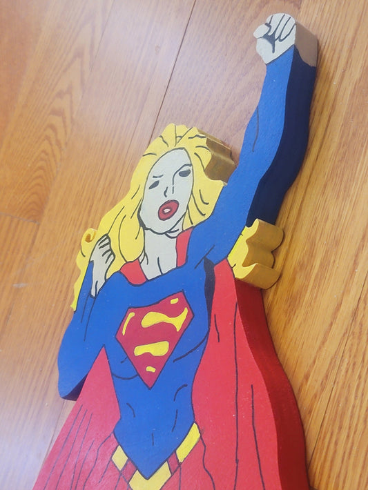 Flying Supergirl