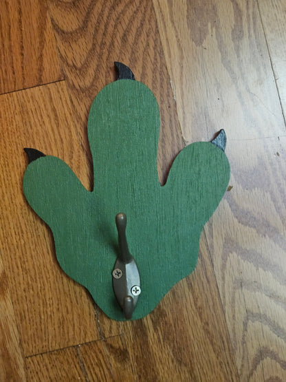 T-Rex Footprint Coat Hook