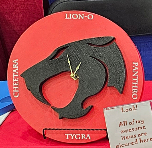 Thundercats Logo Clock