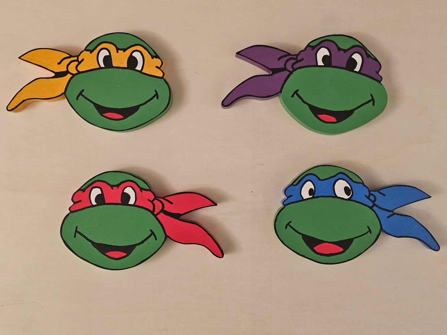 Teenage Mutant Ninja Turtles Heads