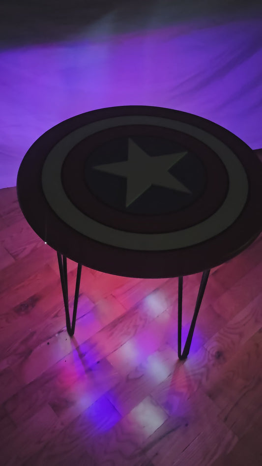 Captain America Shield Coffee Table